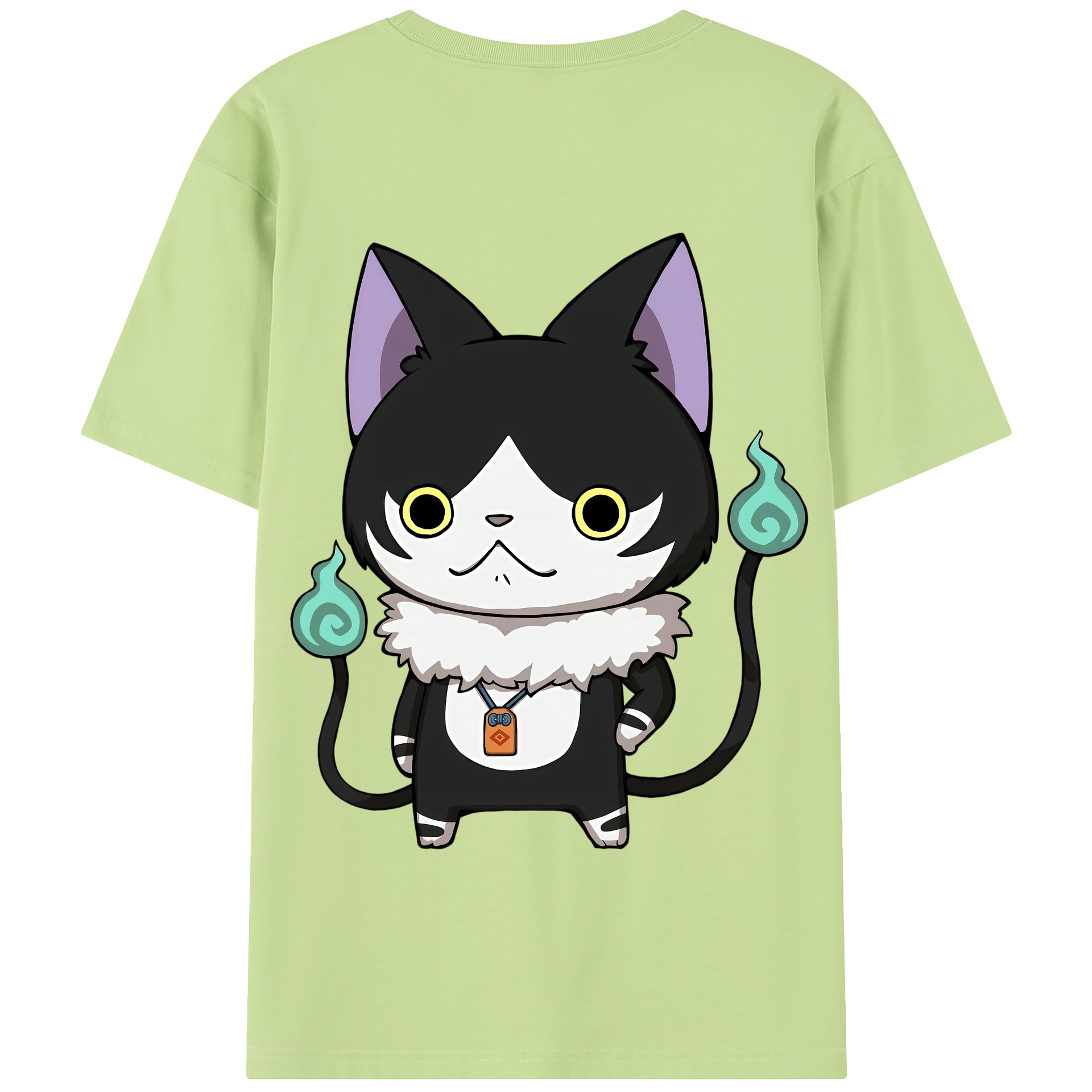 （画像用） 妖怪ウォッチ Yo-kai Watch 綿100％半袖Tシャツ（背面プリント）